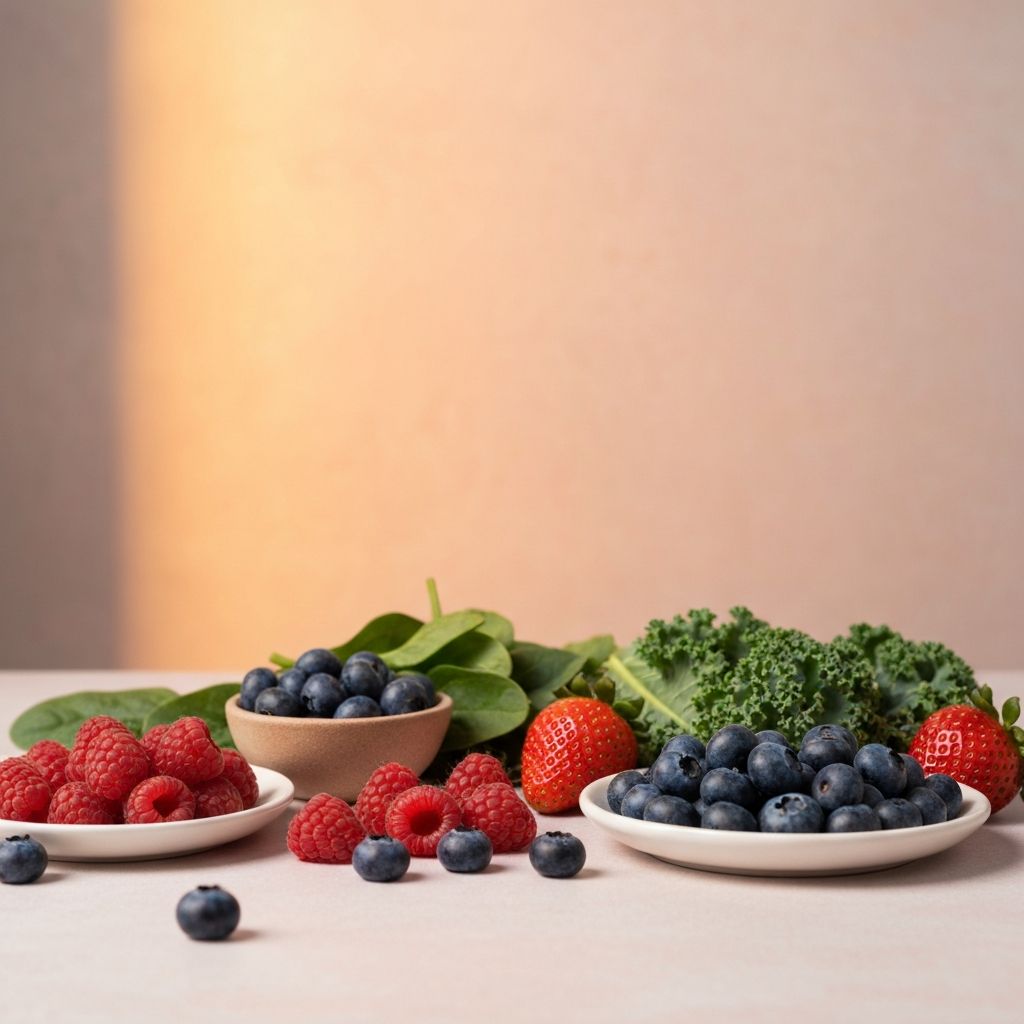 Natürliche Antioxidantien-Quellen